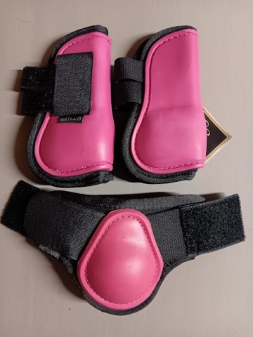 Beenberschermers set roze