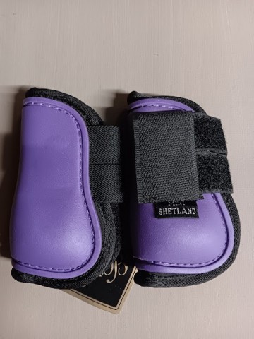 Beenbeschermers paars mini