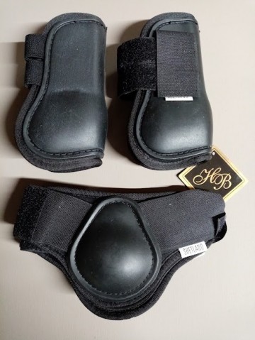 Beenbeschermingset zwart shetlander
