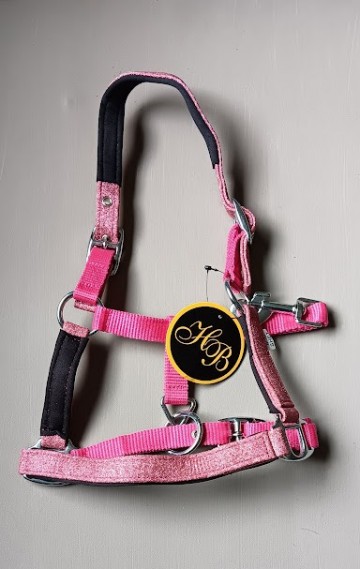 Glitter halster fuschia mini 0