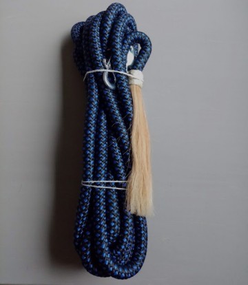 Grondwerk touw blauw zwart