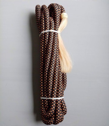 Grondwerk touw oranje zwart