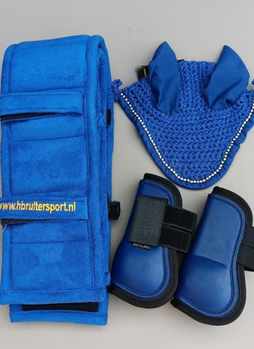 Grote set blauw shetlander