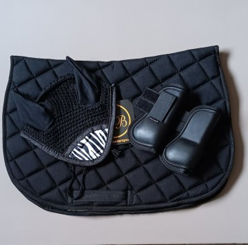 Grote set zebra shetlander