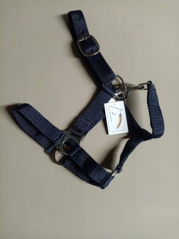 Halster nylon donker blauw