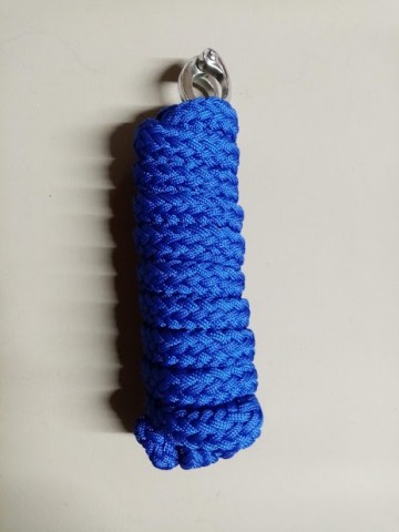 Halstertouw blauw paniekhaak