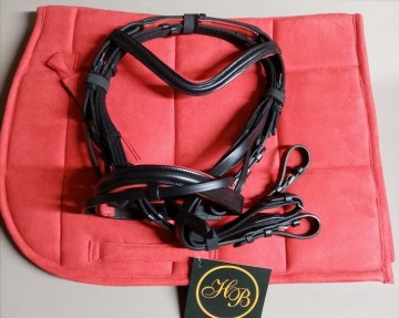 Hb dekje rood en hoodstel rood shetlander