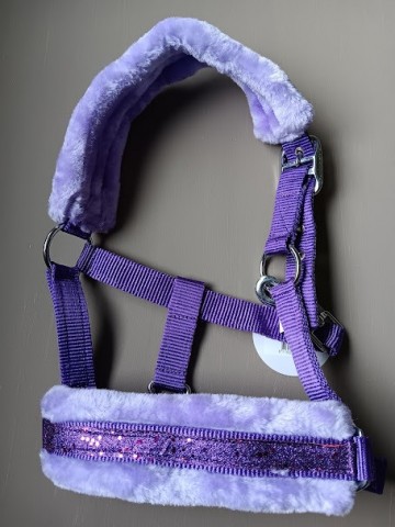 Hb halster glamour paars shetlander