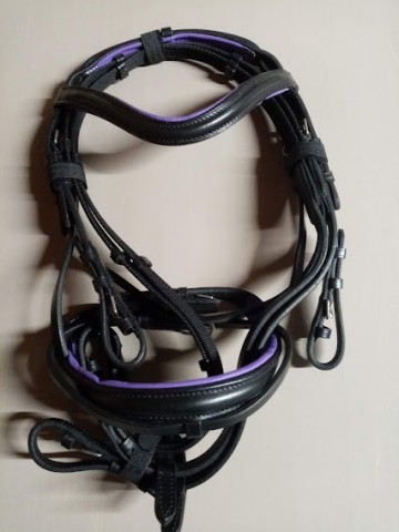 Hoofdstel eenhoorn paars shetlander