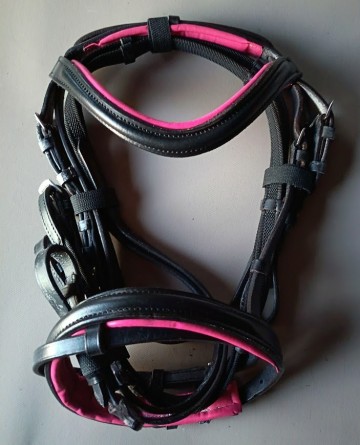 Hoofdstel eenhoorn roze shetlander