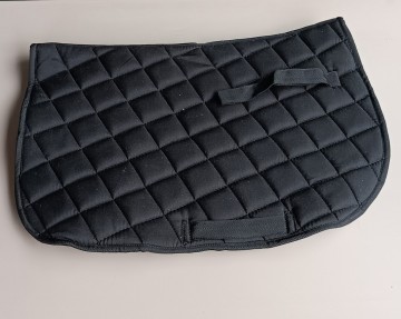 Katoen dekje zwart mini