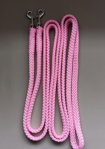 Lange teugel baby roze shetlander