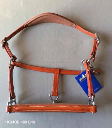 Leer halster hb congac shetlander