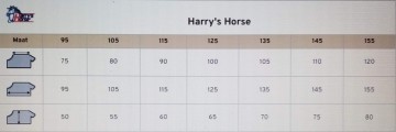 Maattabel harrys horse