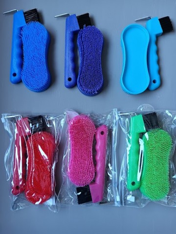 Setje woder borstel en hoevenkrabber