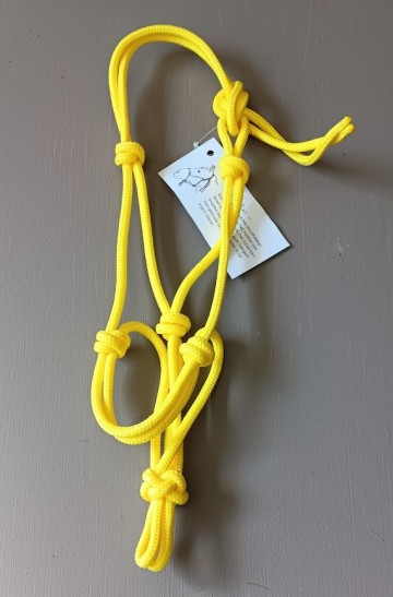 Touw halster geel mini mini