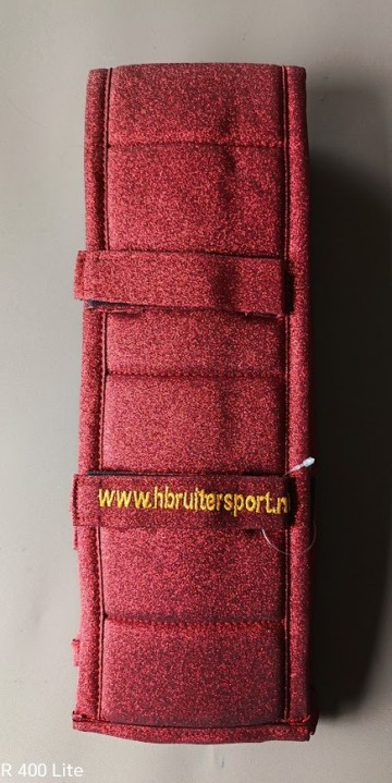 Tuigonderlegger glitter rood