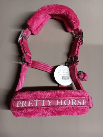 Zacht halster met tekst mini