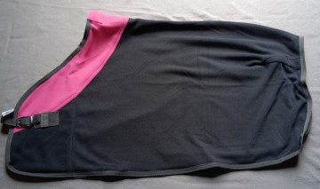 Zweetdeken roze grijs